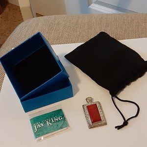 Jay King Red Stone Pendant